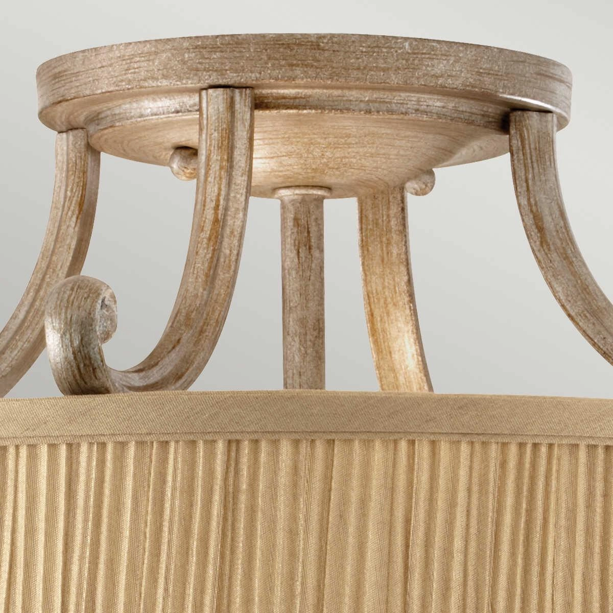 Feiss Abbey Semi-Flush Gold Ceiling Light Damaged Box