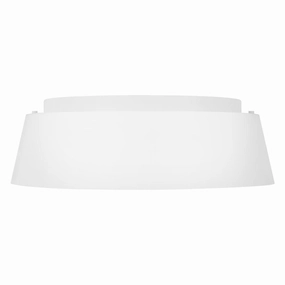 Feiss Asher 3 Light Matte White Flush Ceiling Light soft glow ceiling light