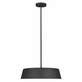 Feiss Asher 5 Light Black Pendant Ceiling Light ambient ceiling fixture