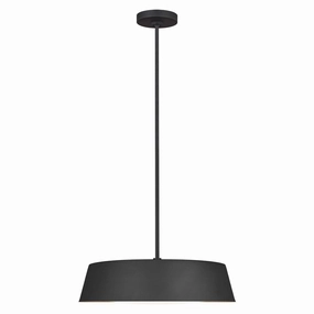 Feiss Asher 5 Light Black Pendant Ceiling Light soft glow ceiling light