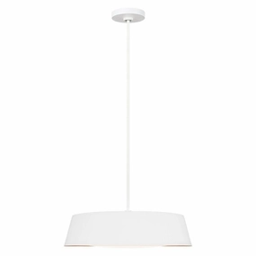 Feiss Asher 5 Light White Pendant Ceiling Light soft glow ceiling light
