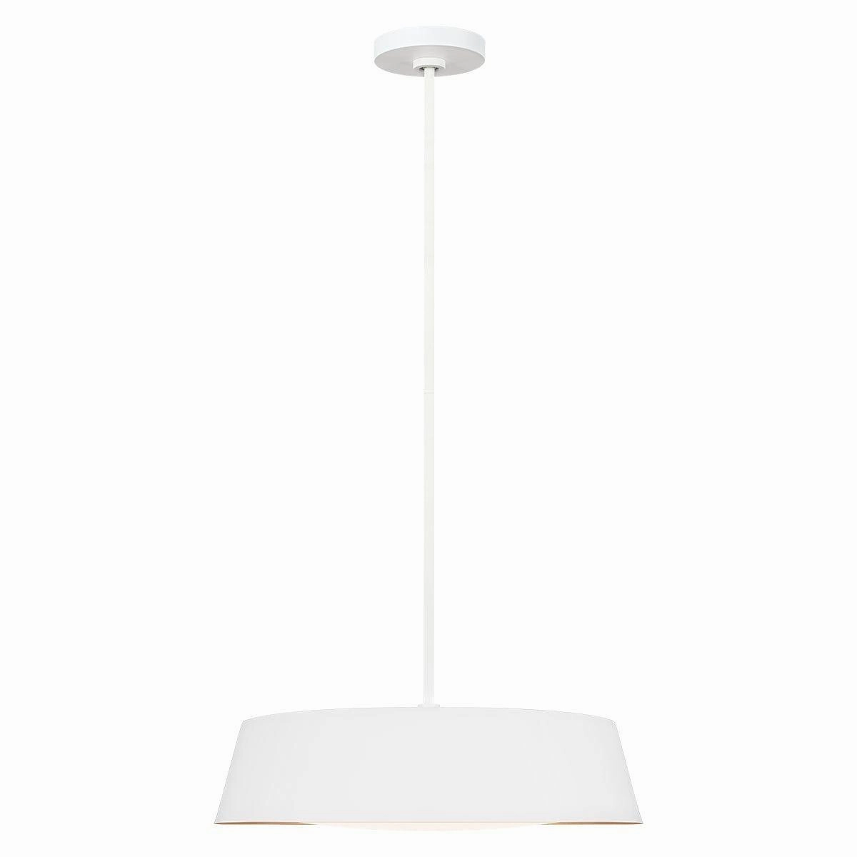 Feiss Asher 5 Light White Pendant Ceiling Light ambient ceiling fixture