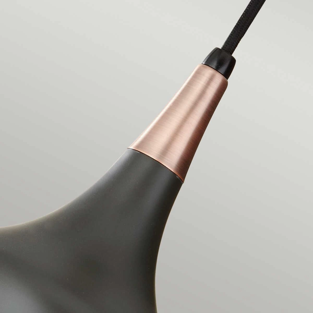 Feiss Beso Mini Dark Bronze Pendant Ceiling Light