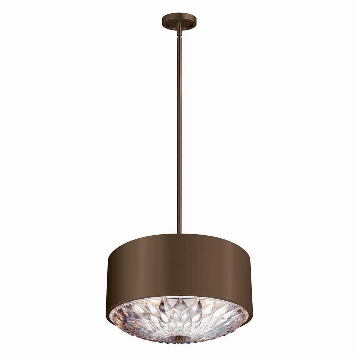 Feiss Botanic 4 Light Aged Brass Pendant Ceiling Light soft glow ceiling light