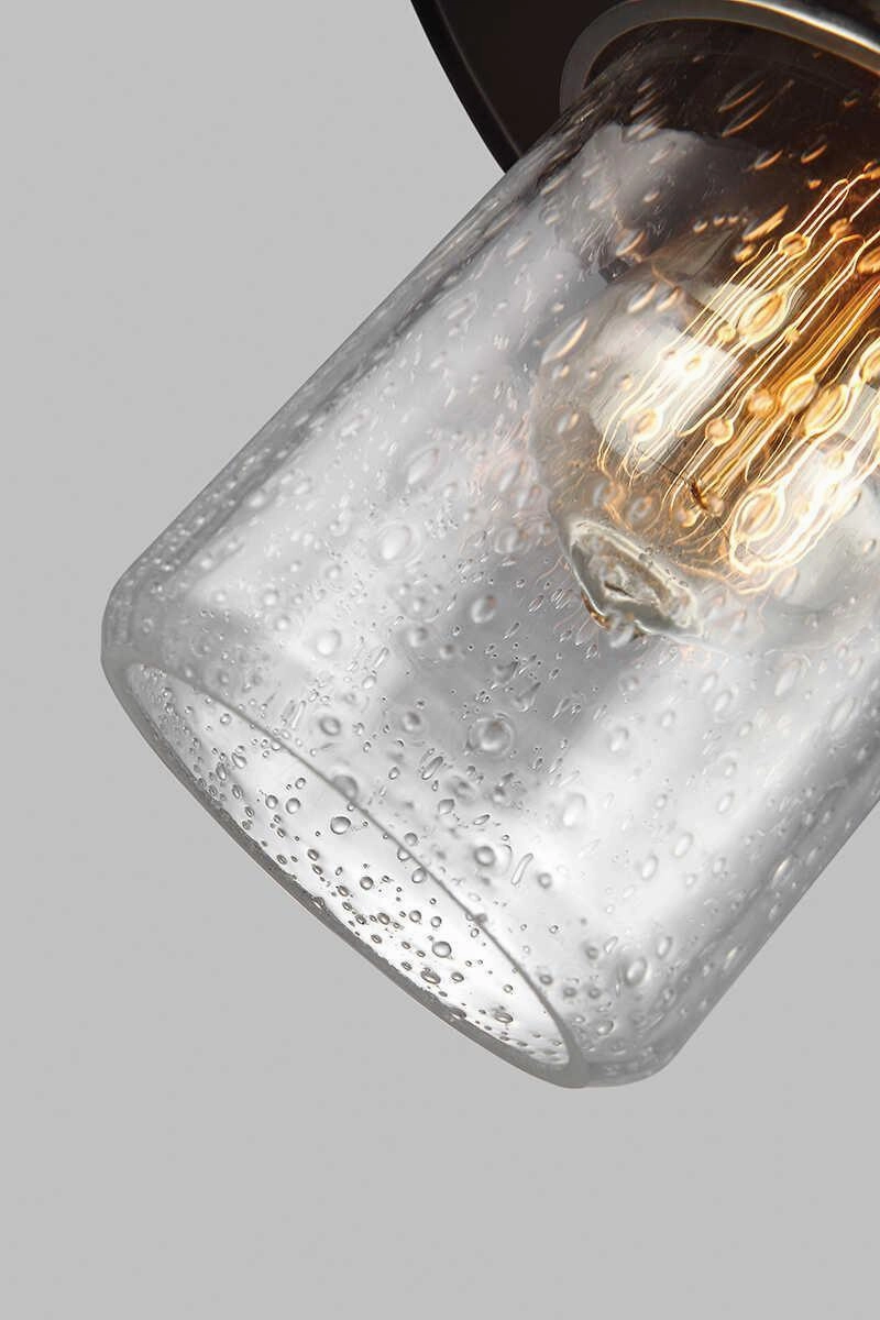 Feiss Boynton Outdoor Brushed Steel Pendant Light