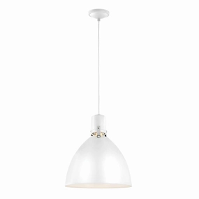Feiss Brynne Medium LED Polished Nickel Ceiling Pendant soft glow ceiling light
