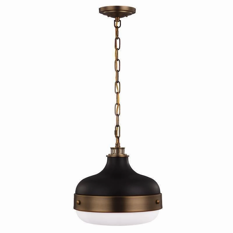 Feiss Cadence Mini Antigue Bronze Pendant Ceiling Light ambient ceiling fixture