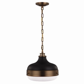 Feiss Cadence Mini Antigue Bronze Pendant Ceiling Light ambient ceiling fixture