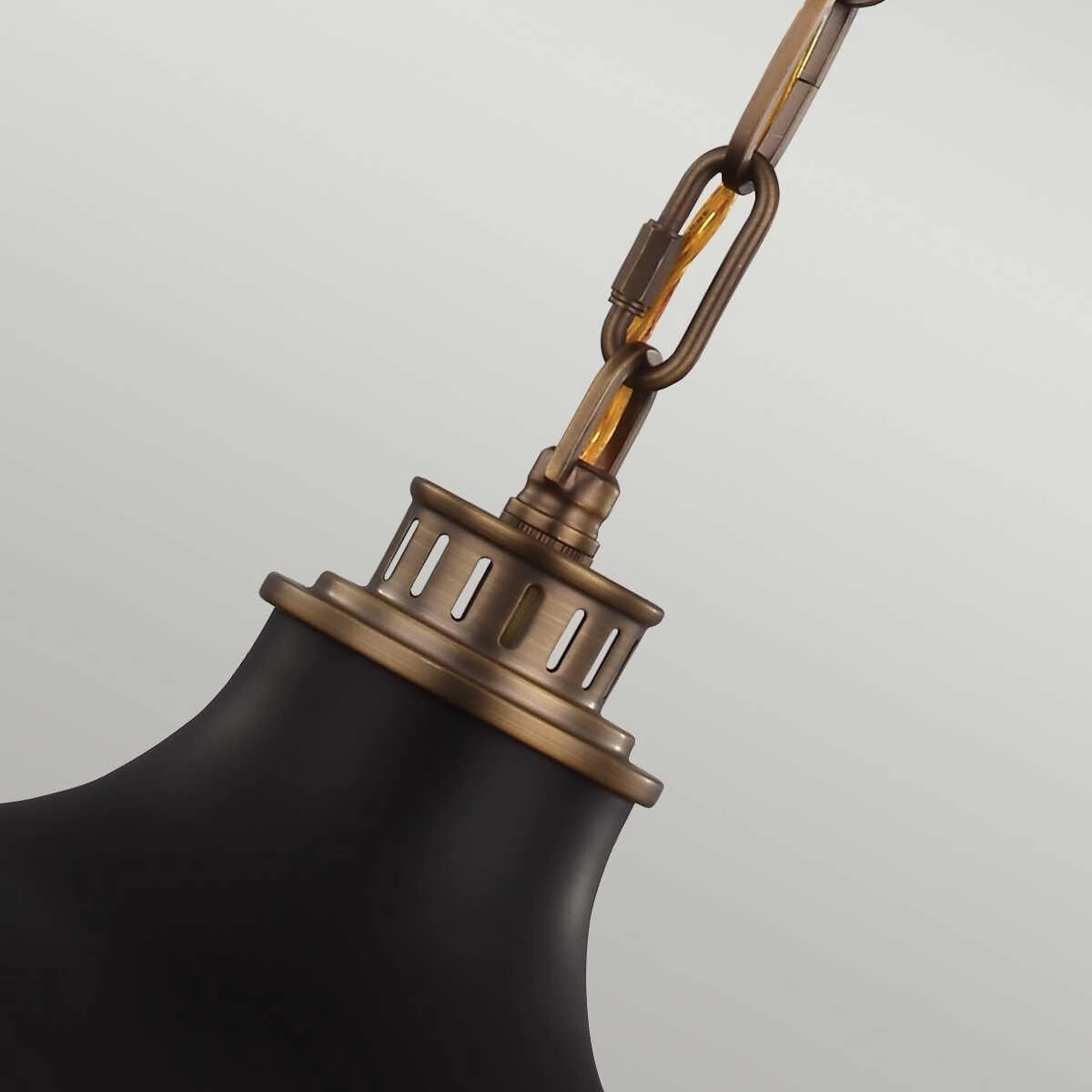 Feiss Cadence Mini Antigue Bronze Pendant Ceiling Light