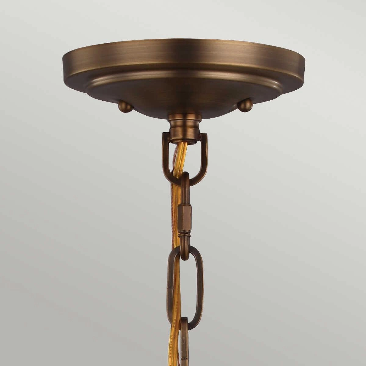 Feiss Cadence Mini Antigue Bronze Pendant Ceiling Light