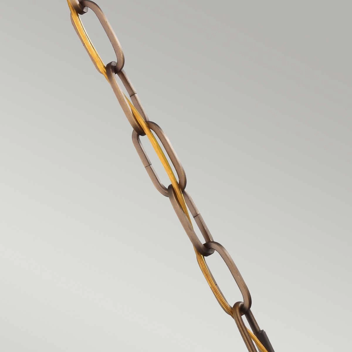 Feiss Cadence Mini Brass/Black Pendant Ceiling Light
