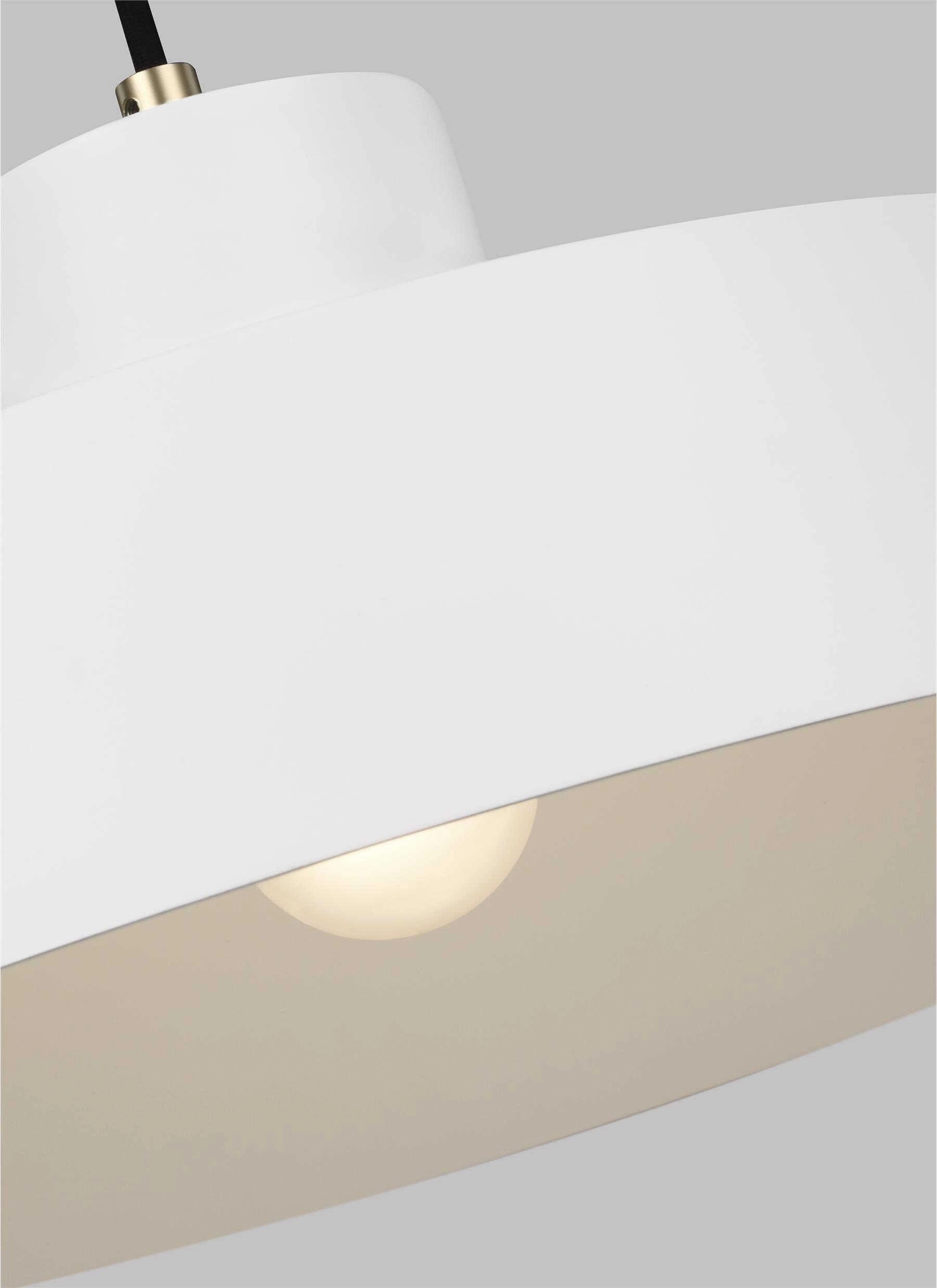Feiss Candor 1 Light Matte White Pendant Ceiling Light