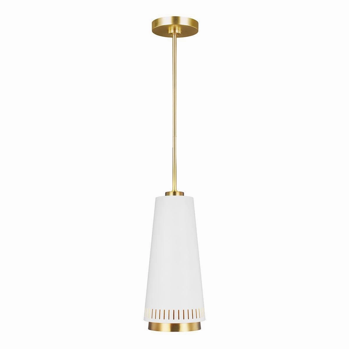 Feiss Carter 1 Light Style A Matte White Ceiling Pendant soft glow ceiling light