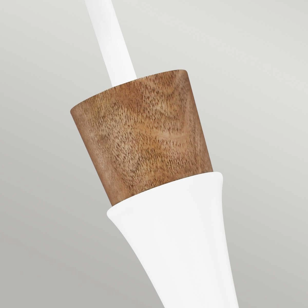 Feiss Darwin 1 Light Matte White Pendant Ceiling Light