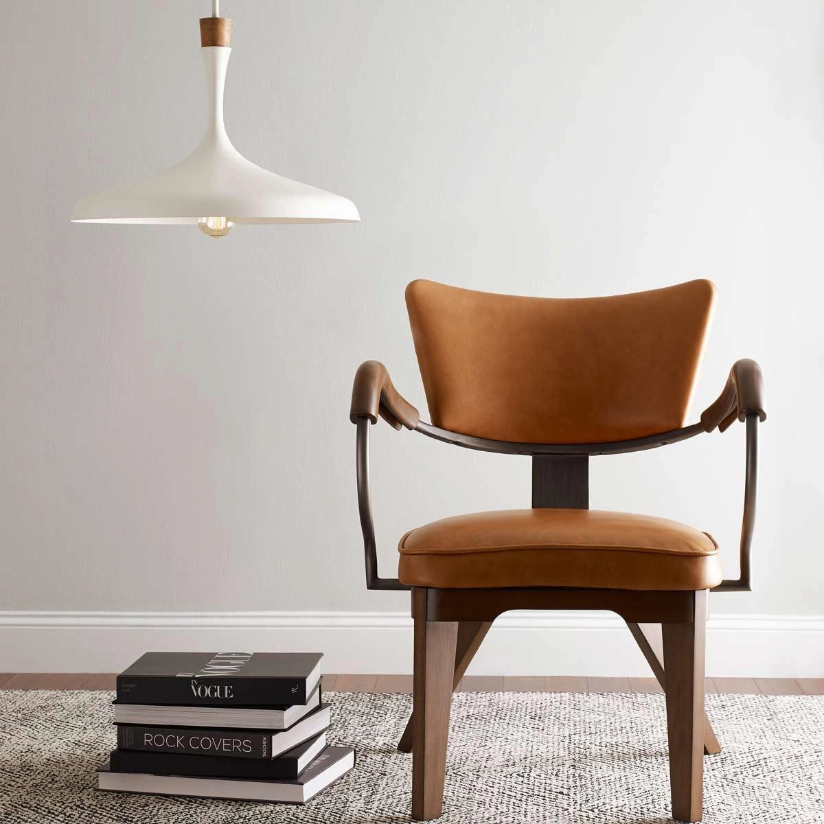 Feiss Darwin 1 Light Matte White Pendant Ceiling Light