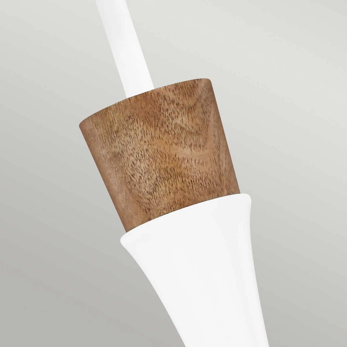 Feiss Darwin 1 Light Matte White Pendant Ceiling Light