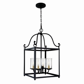 Feiss Declaration 4 Light Antique Iron Ceiling Pendant white ceiling lamp