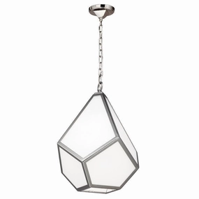 Feiss Diamond Medium Nickel Pendant Ceiling Light ambient ceiling fixture