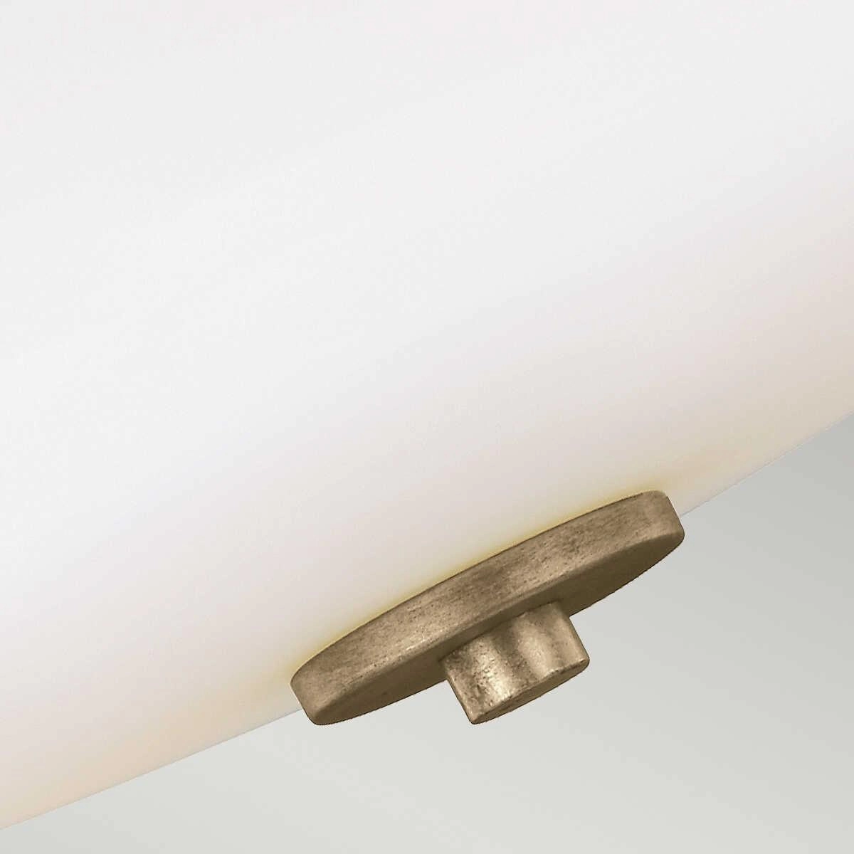 Feiss Evington 2 Light Semi-Flush Gold Ceiling Light