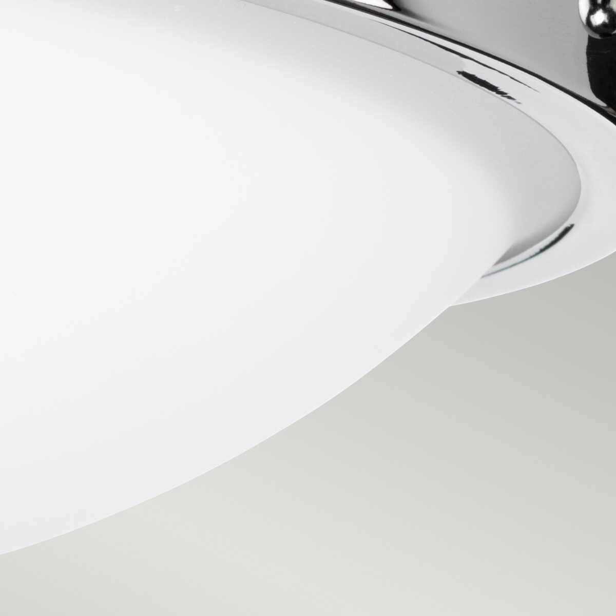 Feiss Gravity 2 Light Flush Polished Chrome Ceiling Light