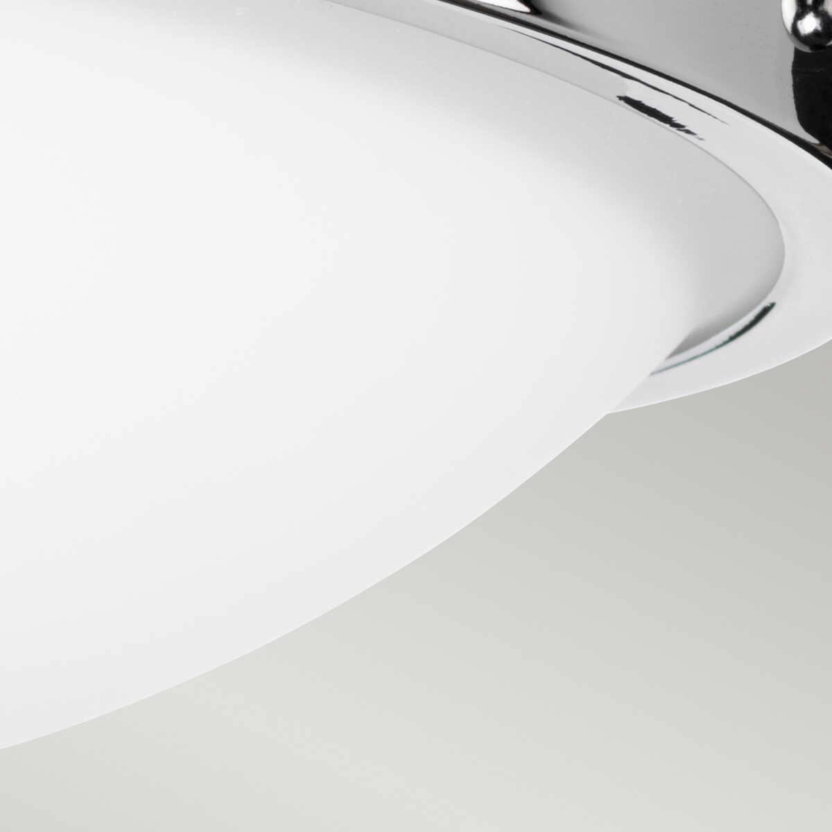 Feiss Gravity 2 Light Flush Polished Chrome Ceiling Light