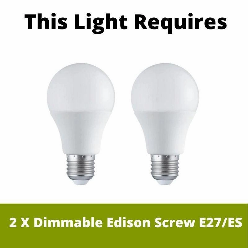 Feiss Gravity 2 Light Flush Polished Nickel Ceiling Light