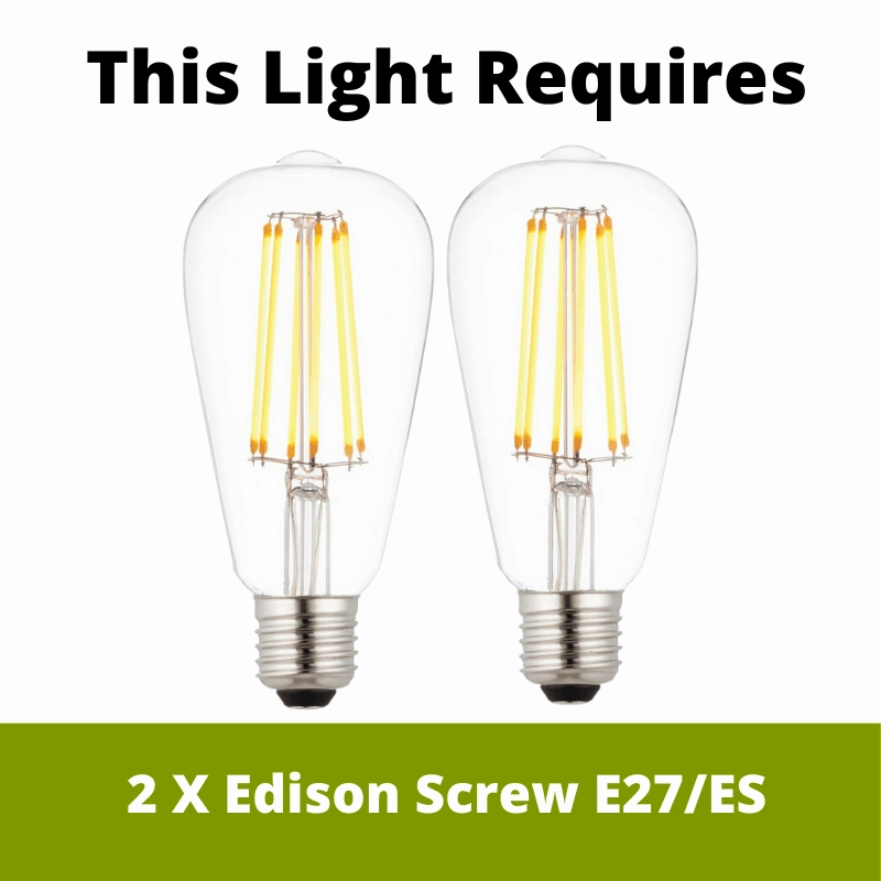 Feiss Harrow 2 Light Semi Flush Polished Nickel Ceiling Light