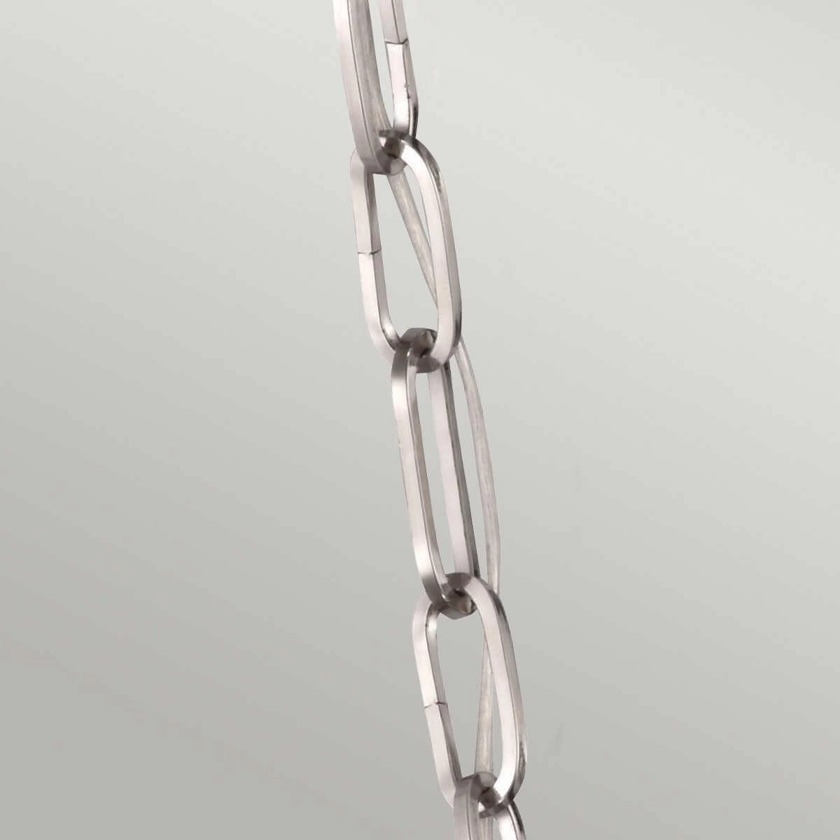 Feiss Harrow Medium Ceiling Lantern 1 Light Nickel