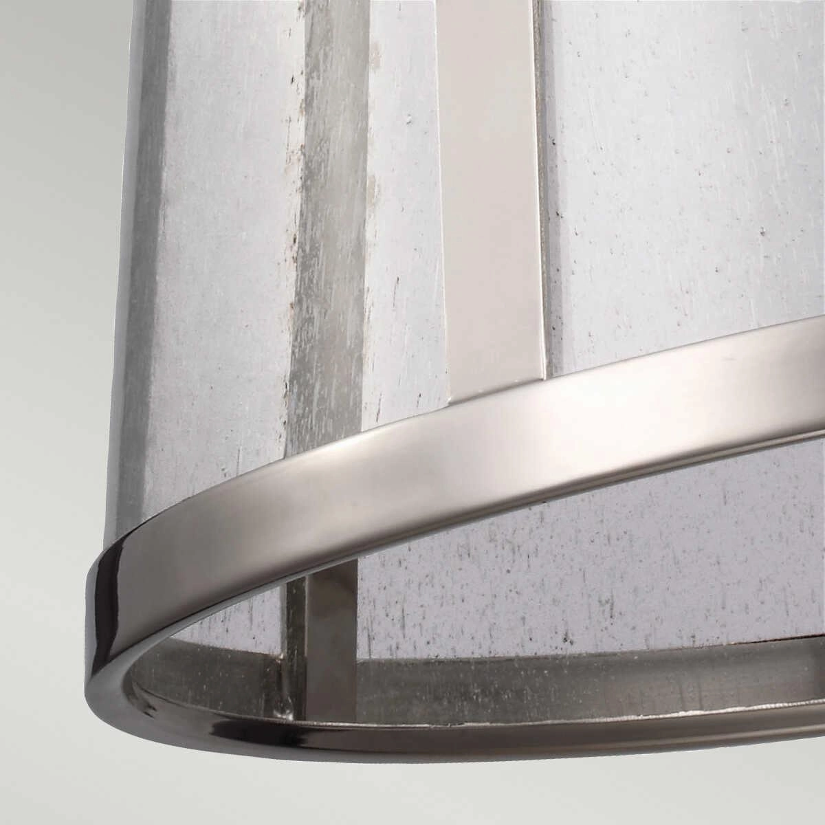 Feiss Harrow Medium Ceiling Lantern 1 Light Nickel
