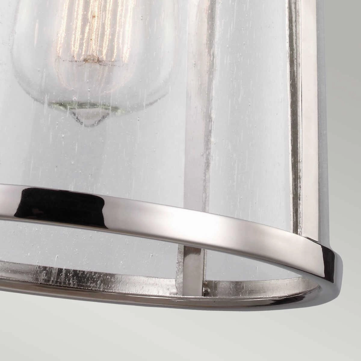Feiss Harrow Small Ceiling Lantern - 1 Light Nickel