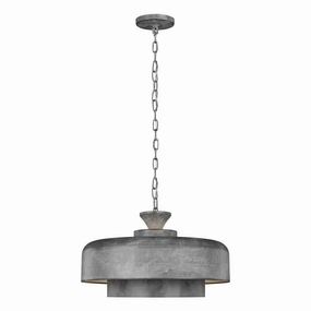 Feiss Haymarket 1 Light Galvanized Ceiling Pendant soft glow ceiling light