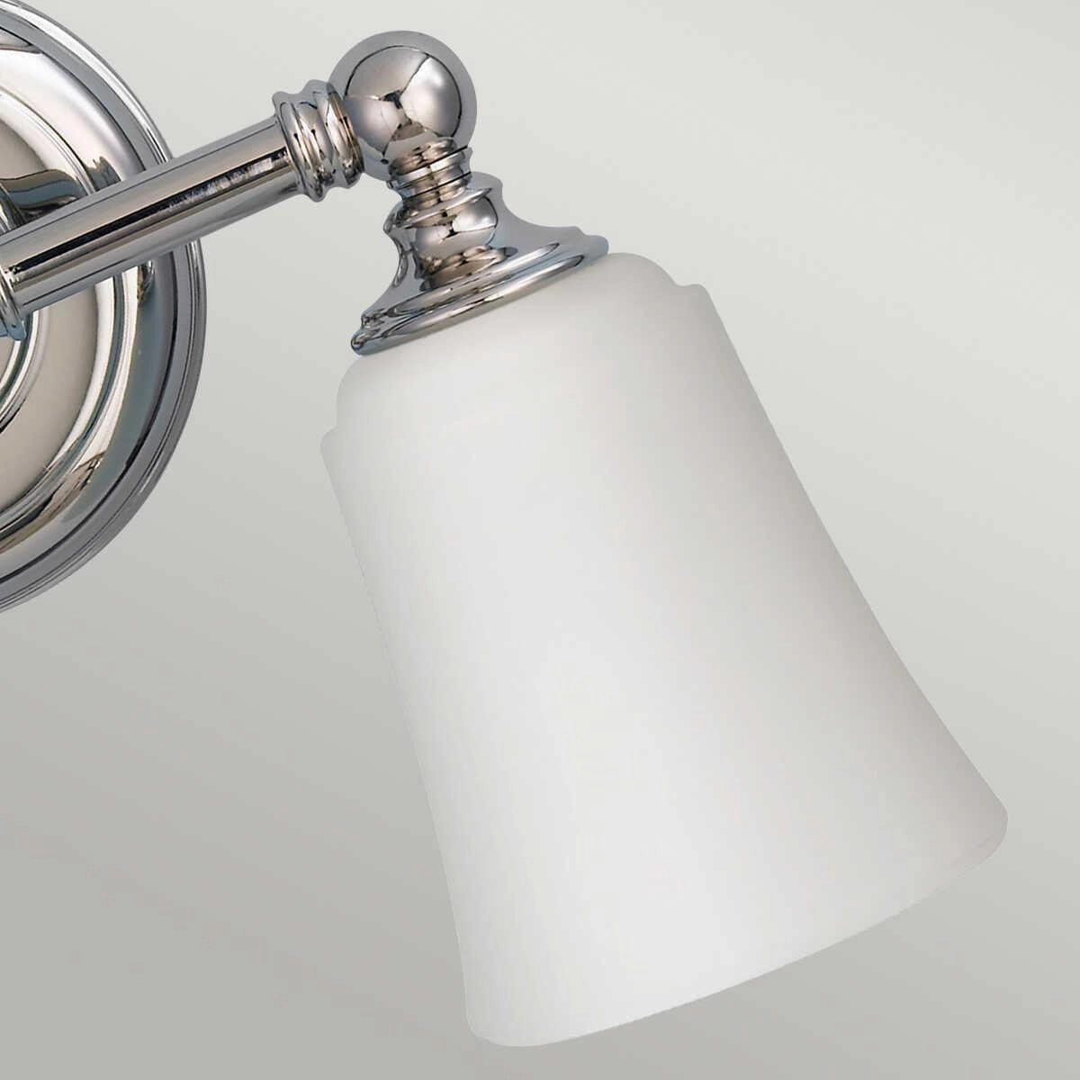 Feiss Huguenot Lake Polished Chrome Bathroom Wall Light