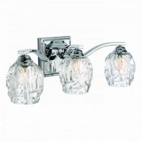 Feiss Kalli 3 Light Above Mirror Chrome Bathroom Light vintage desk lamp
