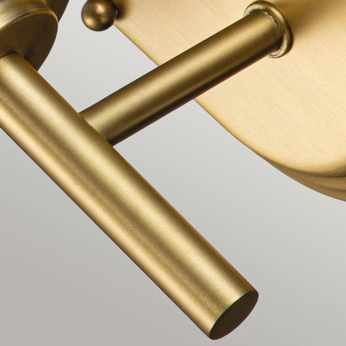 Feiss Malibu 1 Light Brushed Brass Bathroom Wall Light