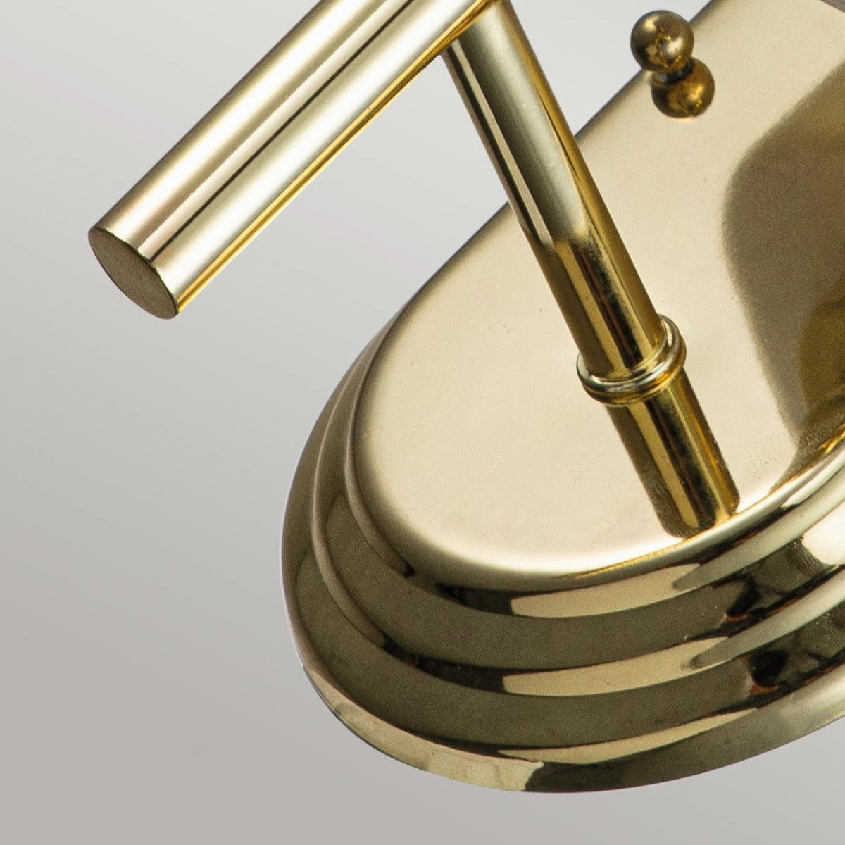 Feiss Malibu 1 Light Polished Brass Bathroom Wall Light