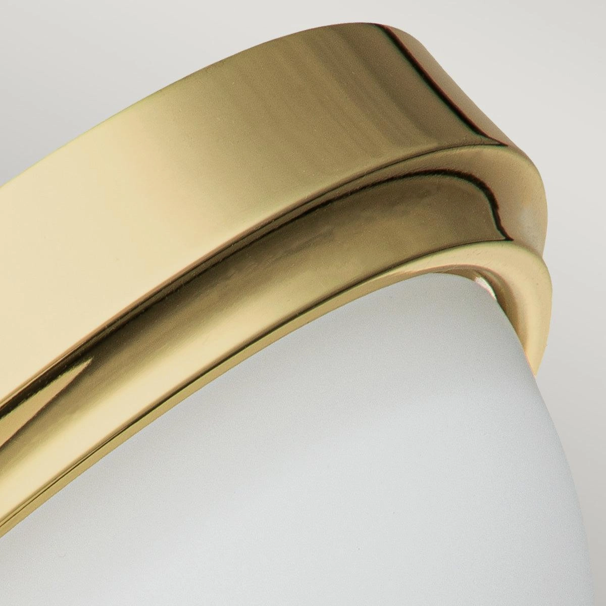 Feiss Malibu 2 Light Polished Brass Bathroom Flush
