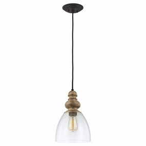 Feiss Matrimonio 1 Light Driftwood Pendant Ceiling Light soft glow ceiling light