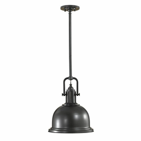 Feiss Parker 1 Light Pendant Bronze Ceiling Light soft glow ceiling light
