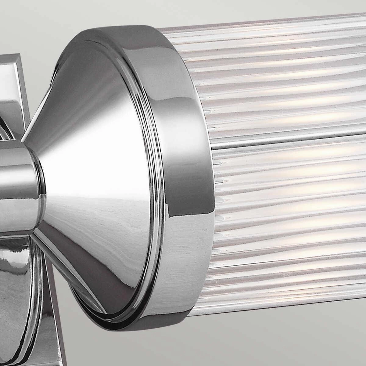Feiss Paulson 2 Light Bar Chrome Bathroom Wall Light
