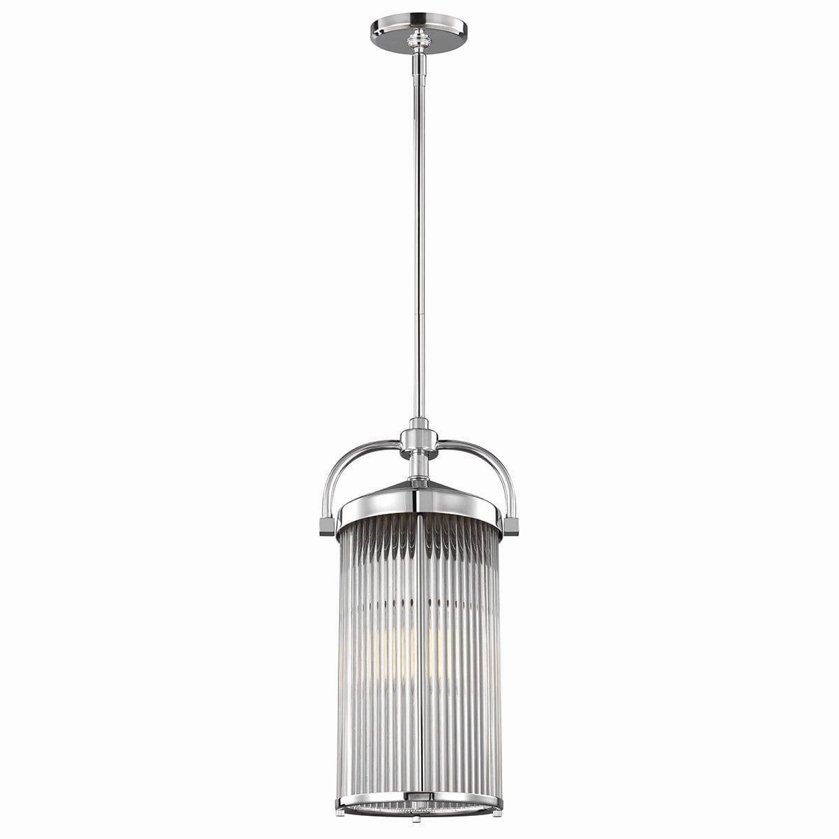 Feiss Paulson 3 Light Pendant Chrome Bathroom Ceiling Light soft glow ceiling light