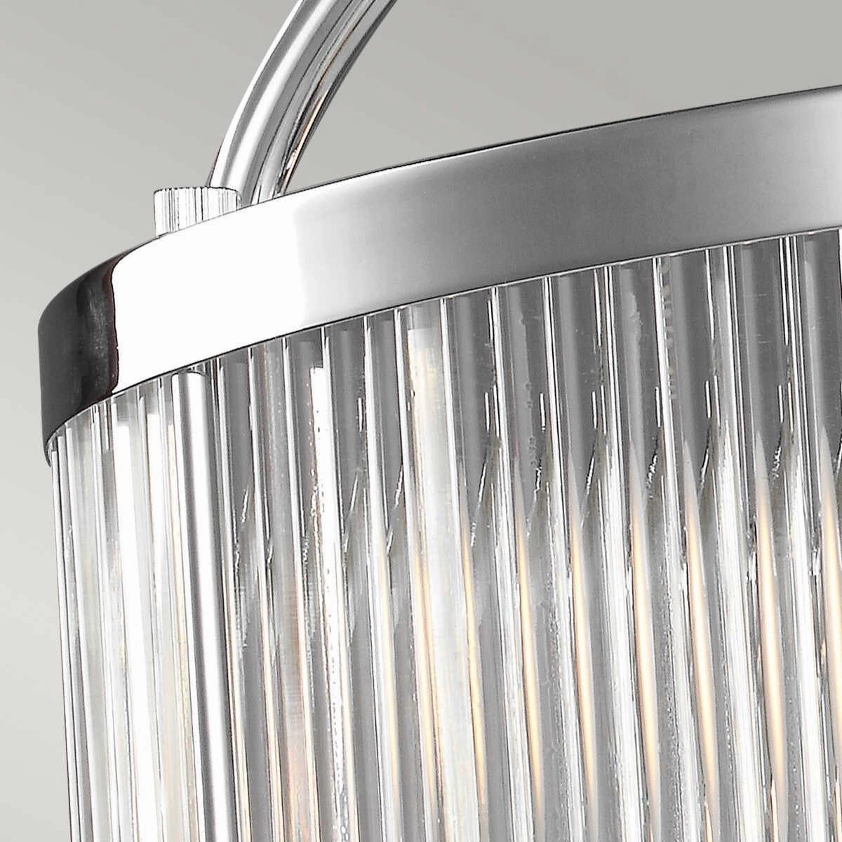 Feiss Paulson 6 Light Pendant Chrome Bathroom Ceiling Light