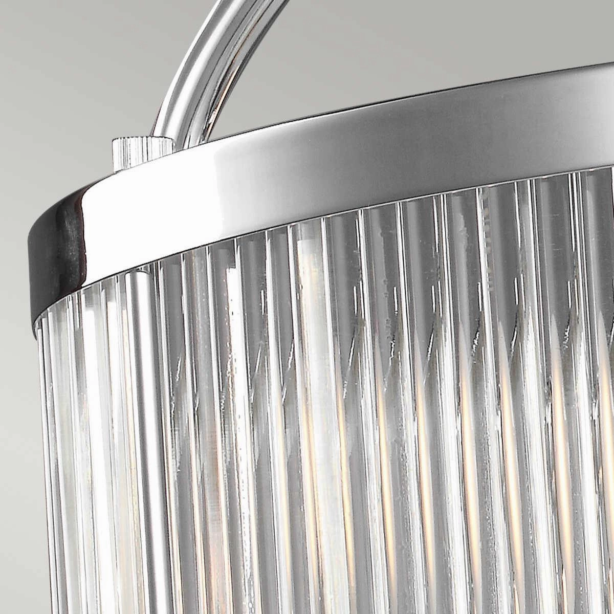 Feiss Paulson 6 Light Pendant Chrome Bathroom Ceiling Light