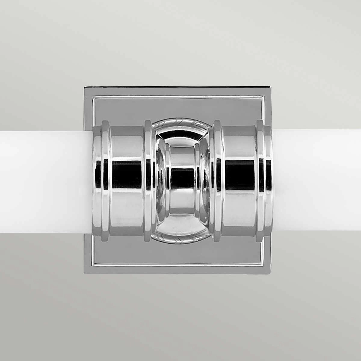 Feiss Payne Chrome Twin Arm Bathroom Wall Light