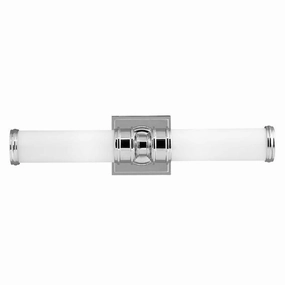 Feiss Payne Chrome Twin Arm Bathroom Wall Light vintage desk lamp