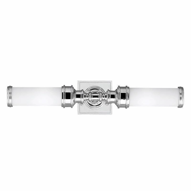 Feiss Payne Ornate Chrome Twin Arm Bathroom Wall Light vintage desk lamp