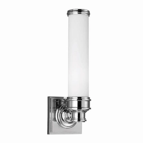 Feiss Payne Polished Chrome Bathroom Wall Light vintage desk lamp