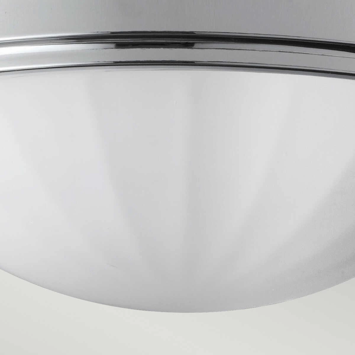 Feiss Perry Chrome Flush Bathroom Ceiling Light