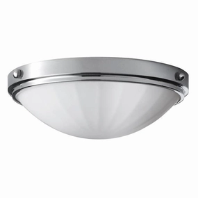 Feiss Perry Chrome Flush Bathroom Ceiling Light white ceiling lamp