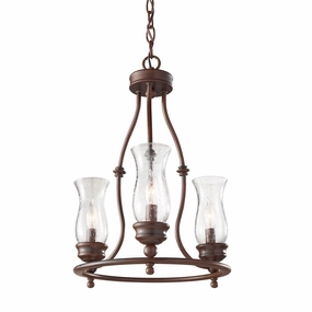 Feiss Pickering Lane 3 Light Bronze Chandelier white ceiling lamp