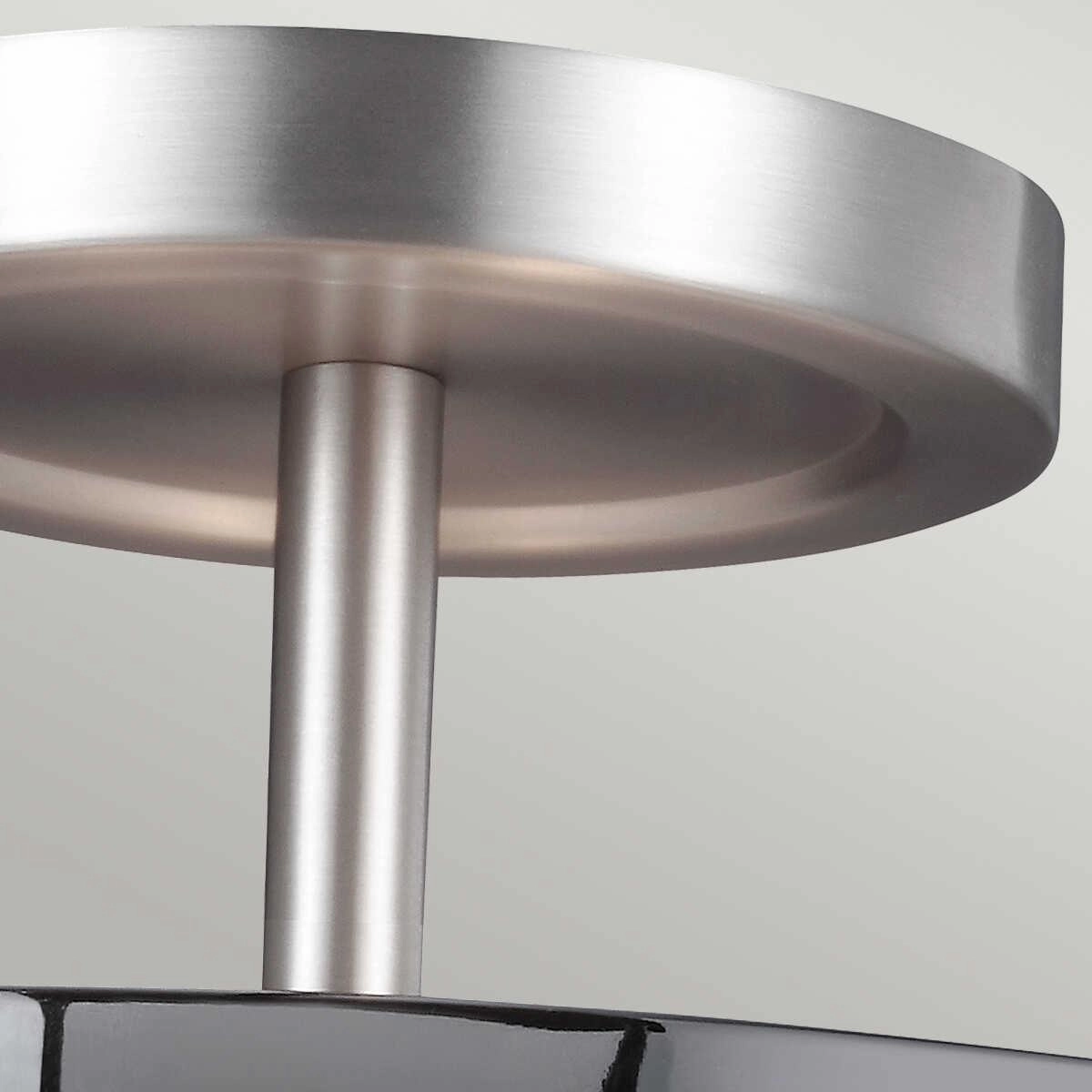 Feiss Prospect Park 2 Light Semi-Flush Chrome Ceiling Light
